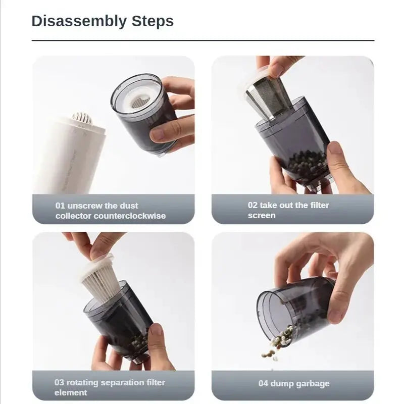 Rechargeable Handheld Car Vacuum – 6000Pa