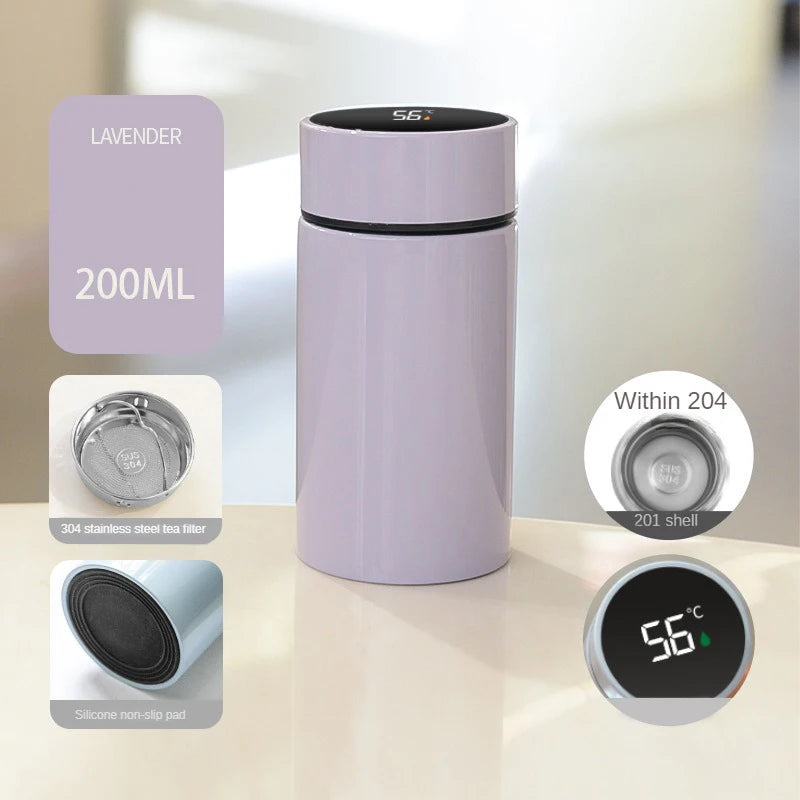 Smart Thermos Bottle with Temperature Display
