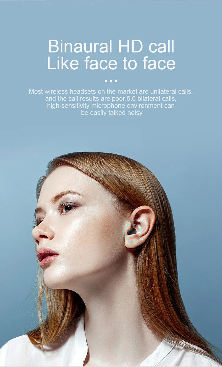 TWS Bluetooth Earbuds with Charging Case