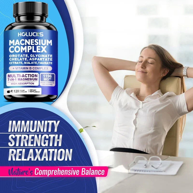 Magnesium Complex 1000mg – 7-Form Blend