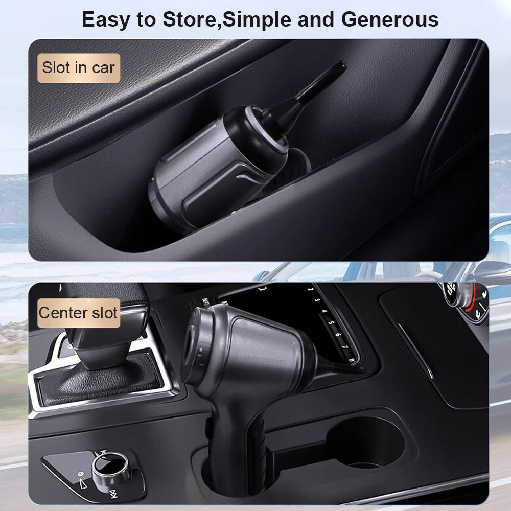 High-Power Wireless Car Vacuum – 95000Pa