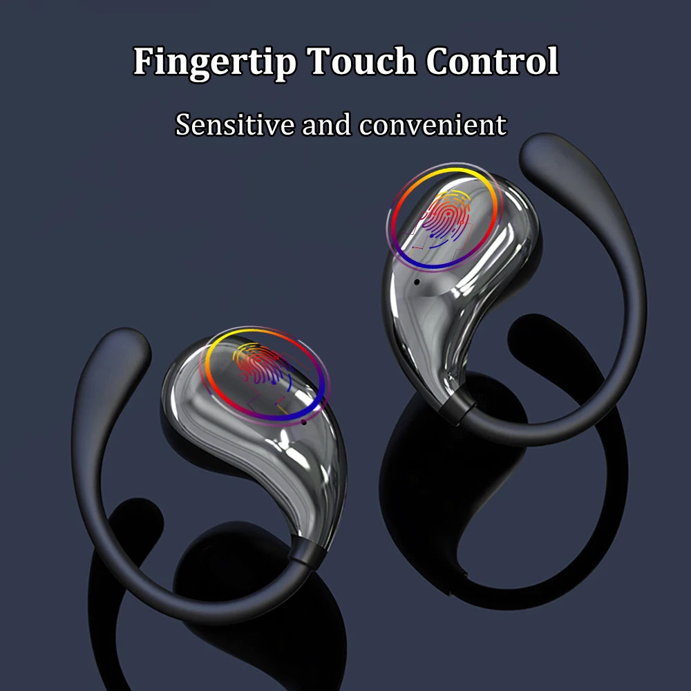 BT5.4 Ear Hook HiFi Waterproof Touch Earbuds