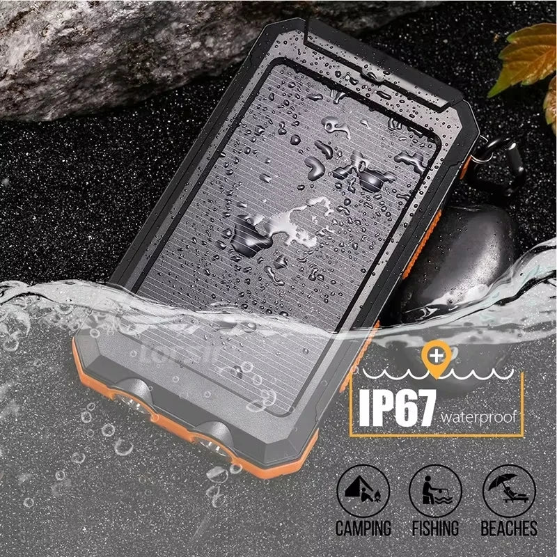 Solar Power Bank 80000mAh – Fast Charging