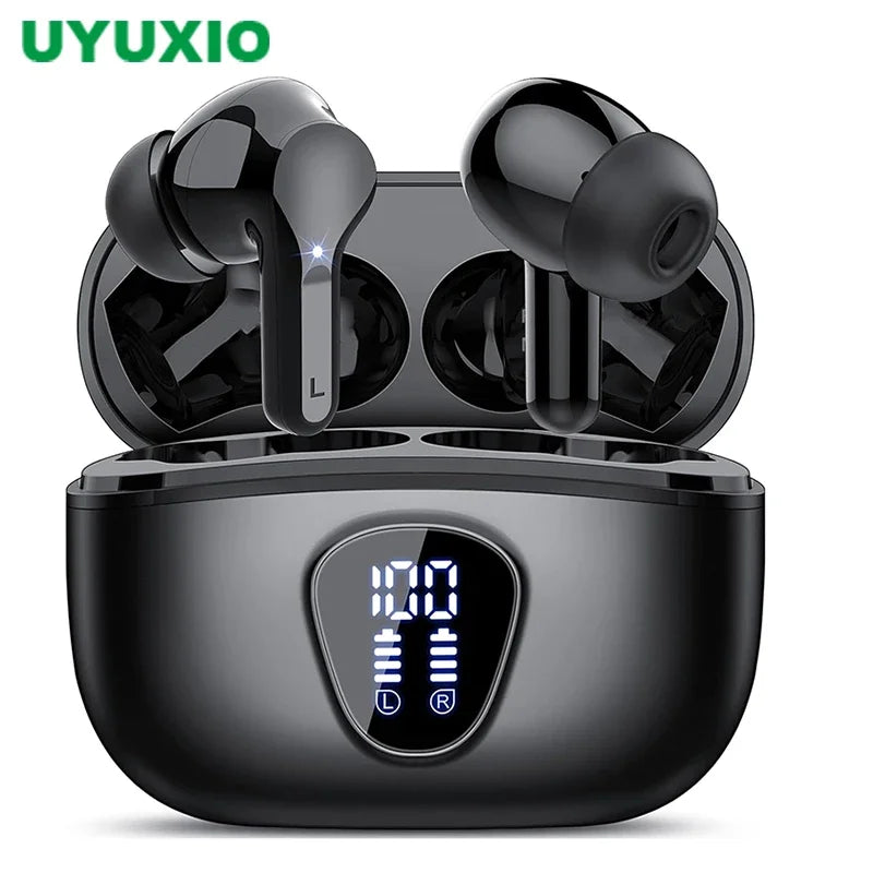 BT5.3 HiFi ENC Earbuds 48H LED IP7 Waterproof