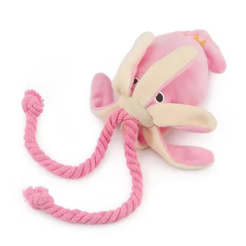 Cotton Rope Octopus Chew Toy for Pets