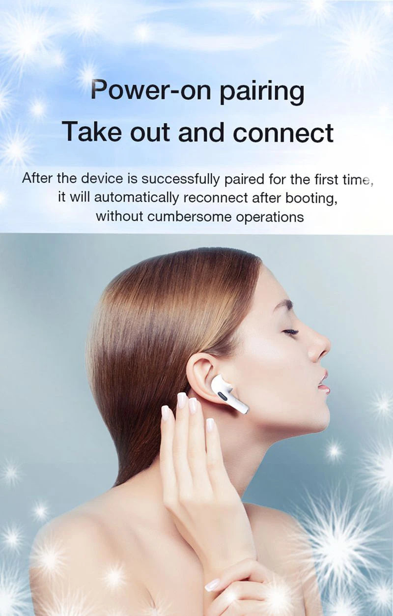 Deep Bass Waterproof TWS Earbuds with Mic