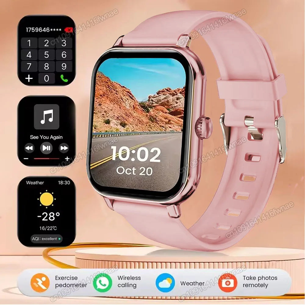 Smart Watch 2.01" HD – Bluetooth Call & Sports