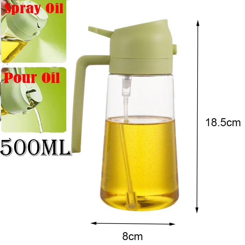 2-in-1 Pour & Spray Oil Bottle