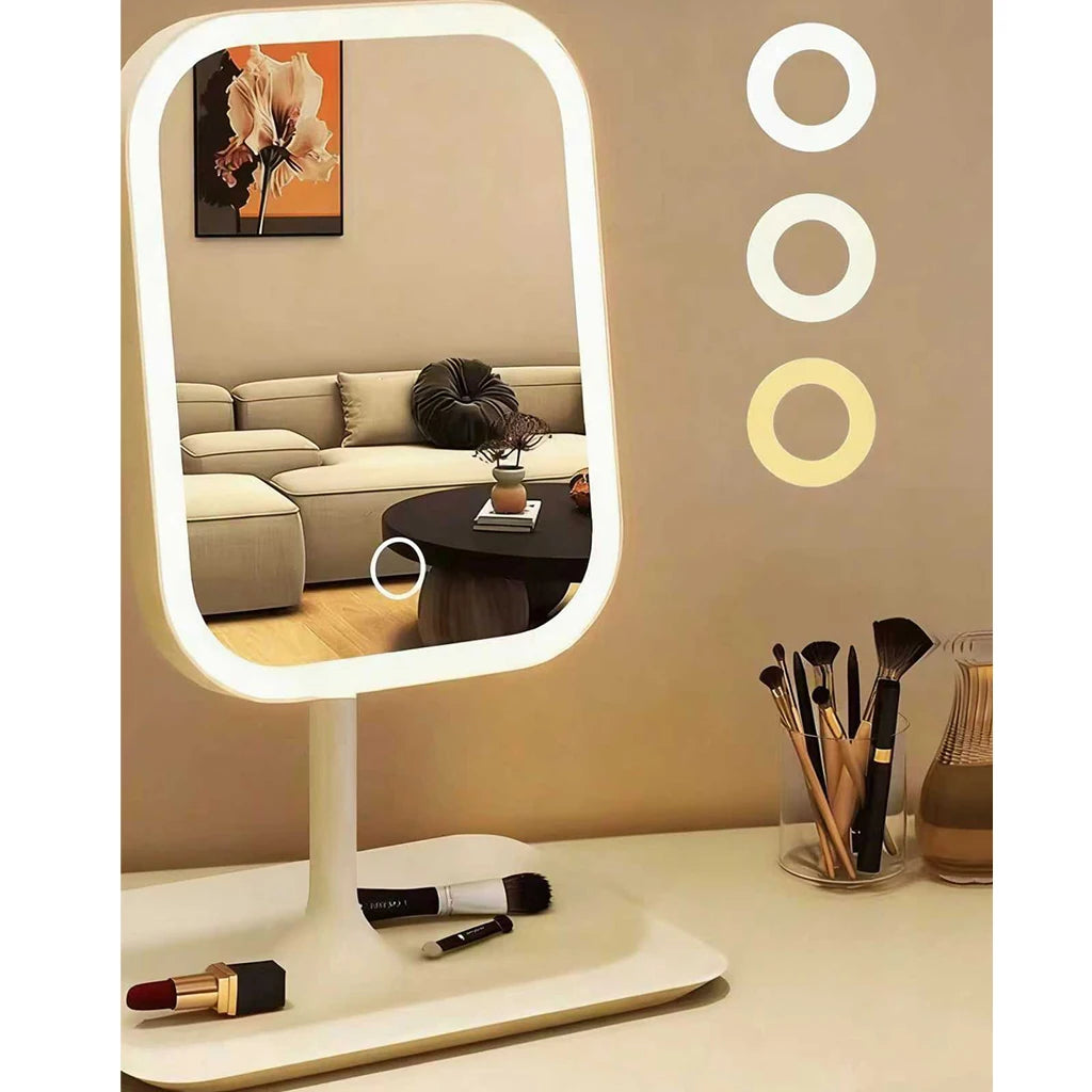LED Vanity Mirror with 10X Magnification