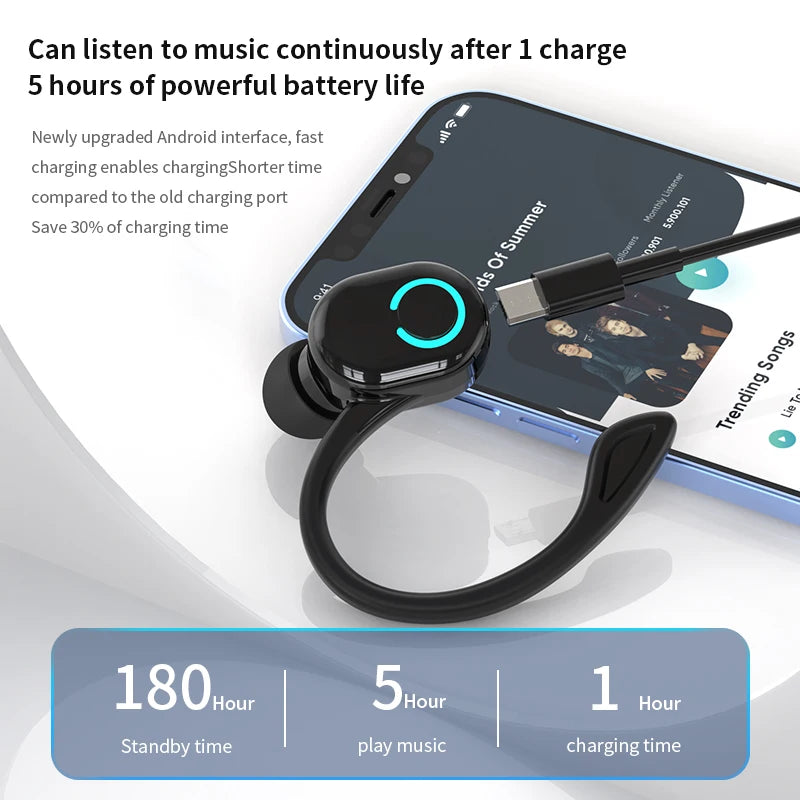 HiFi Bass Waterproof Noise Cancelling Earbuds
