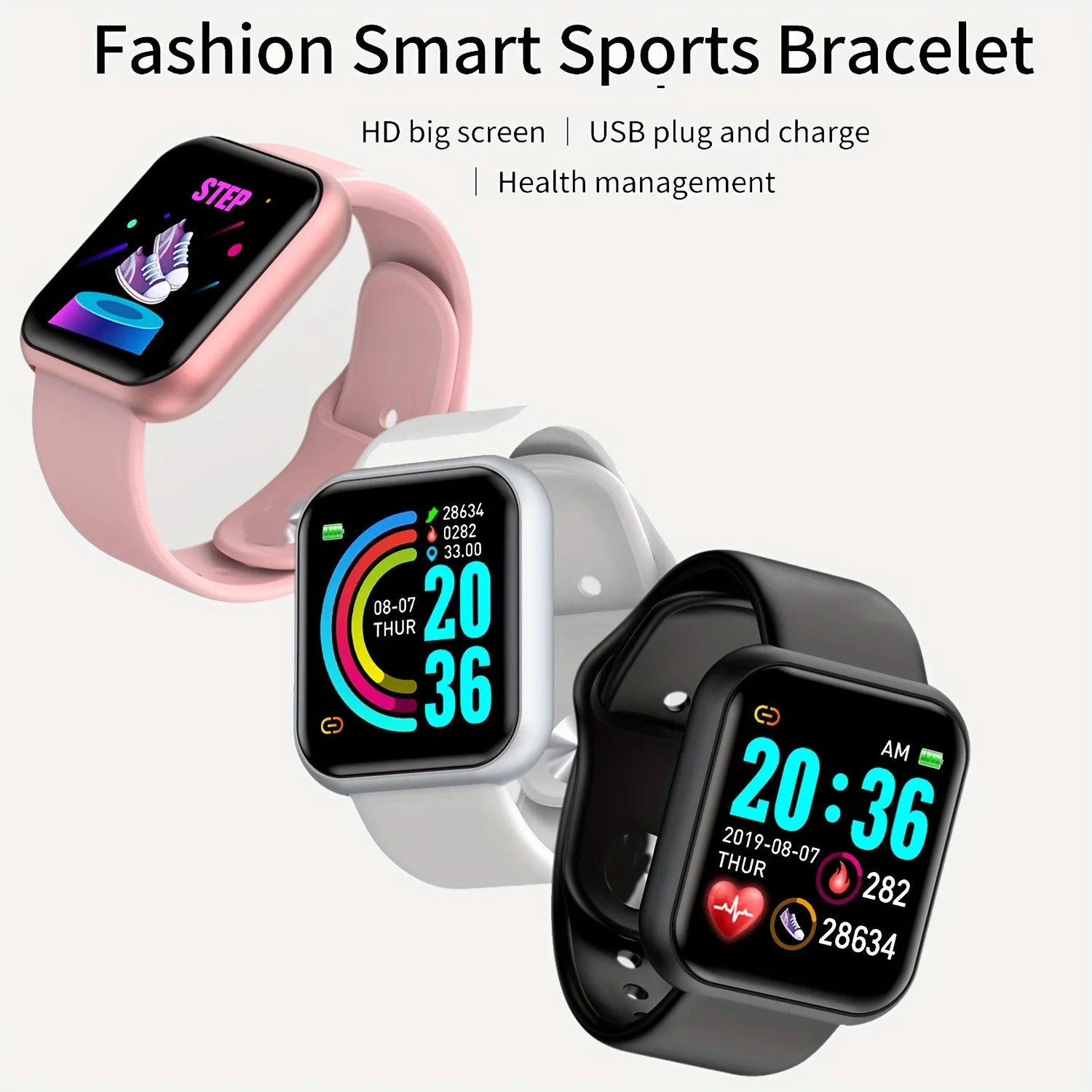 Smart Watch – Bluetooth Fitness & Sleep Monitor