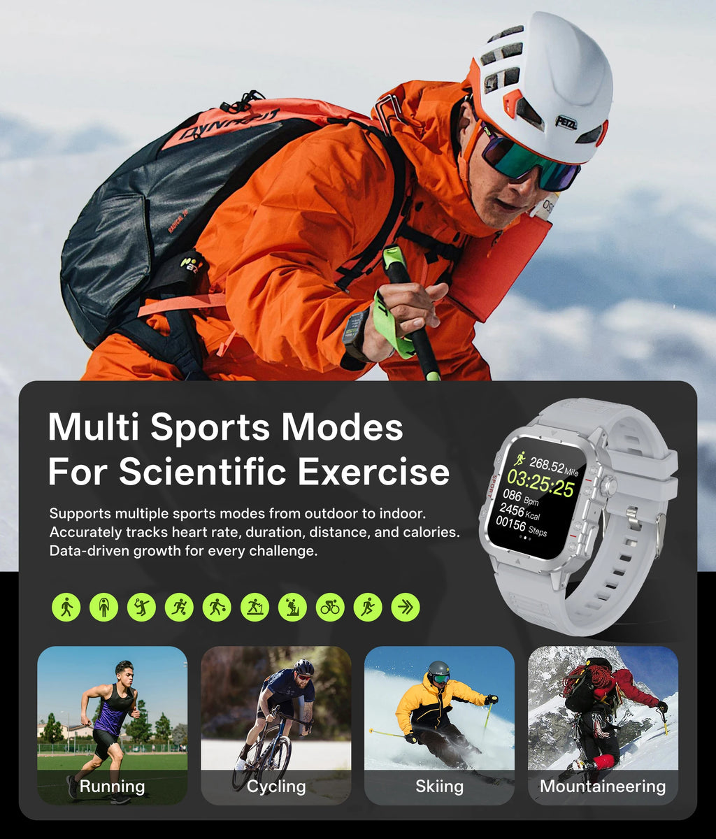 Smart Watch 1.44" – Bluetooth Call & Health
