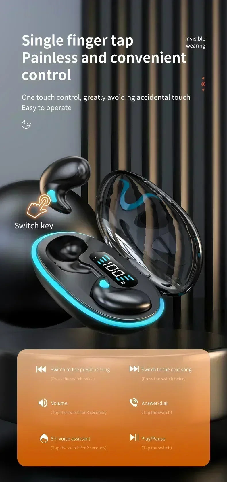 Noise Reduction Sport Bluetooth Earbuds