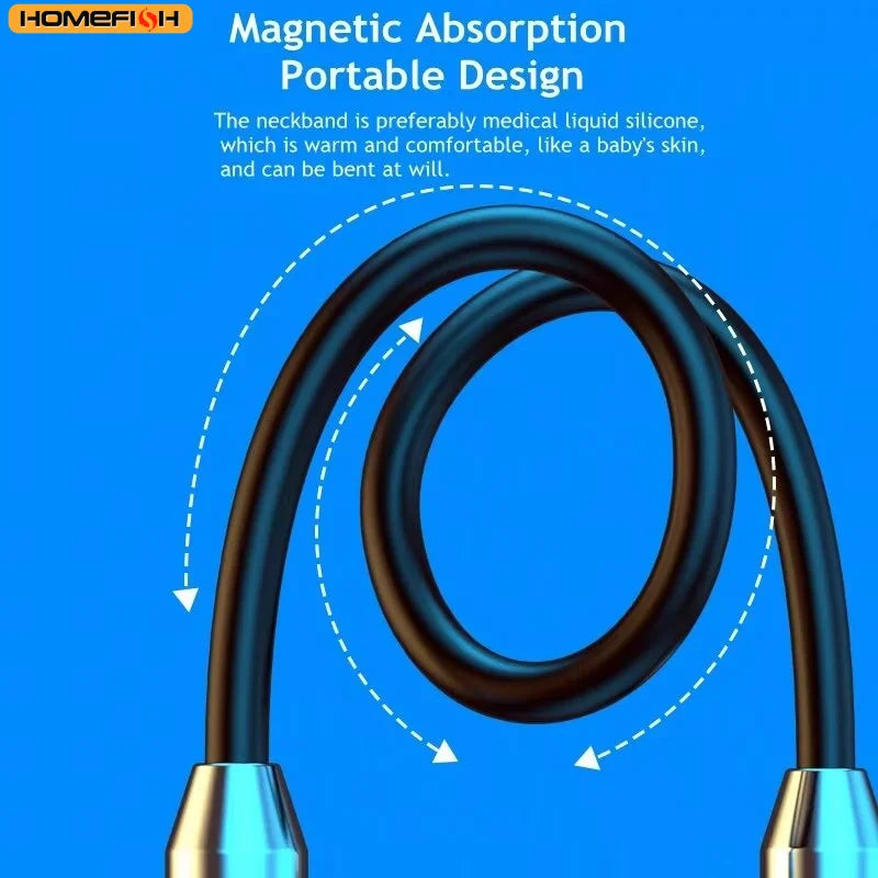 9D Magnetic Neckband TWS Earbuds with Mic