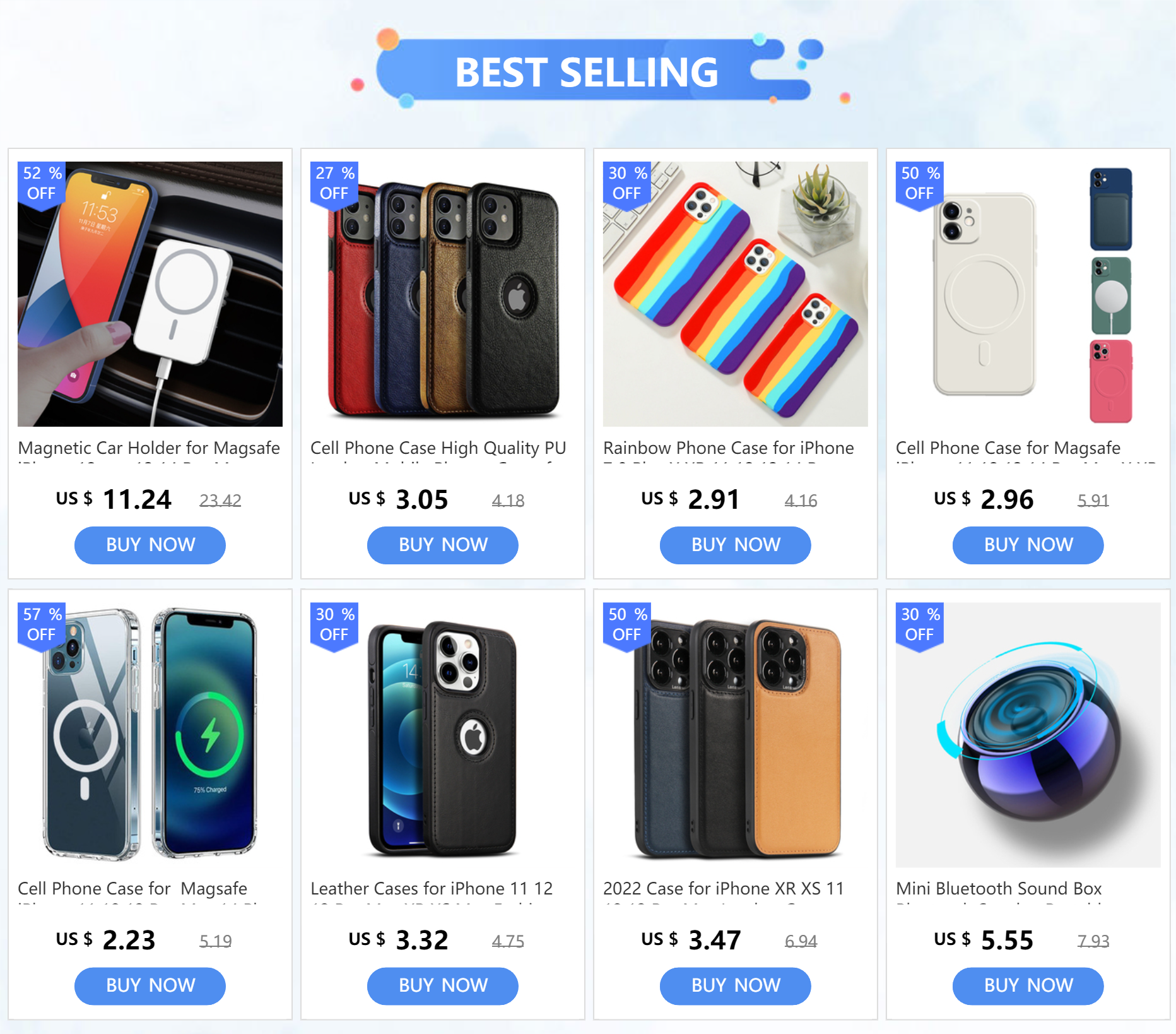 PU Leather Business Case – Multi iPhone