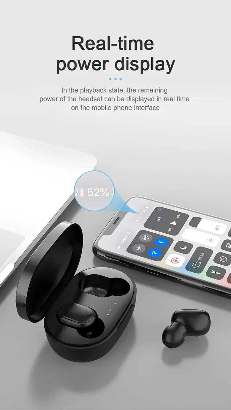 A6S TWS Sport Stereo Bluetooth Earbuds