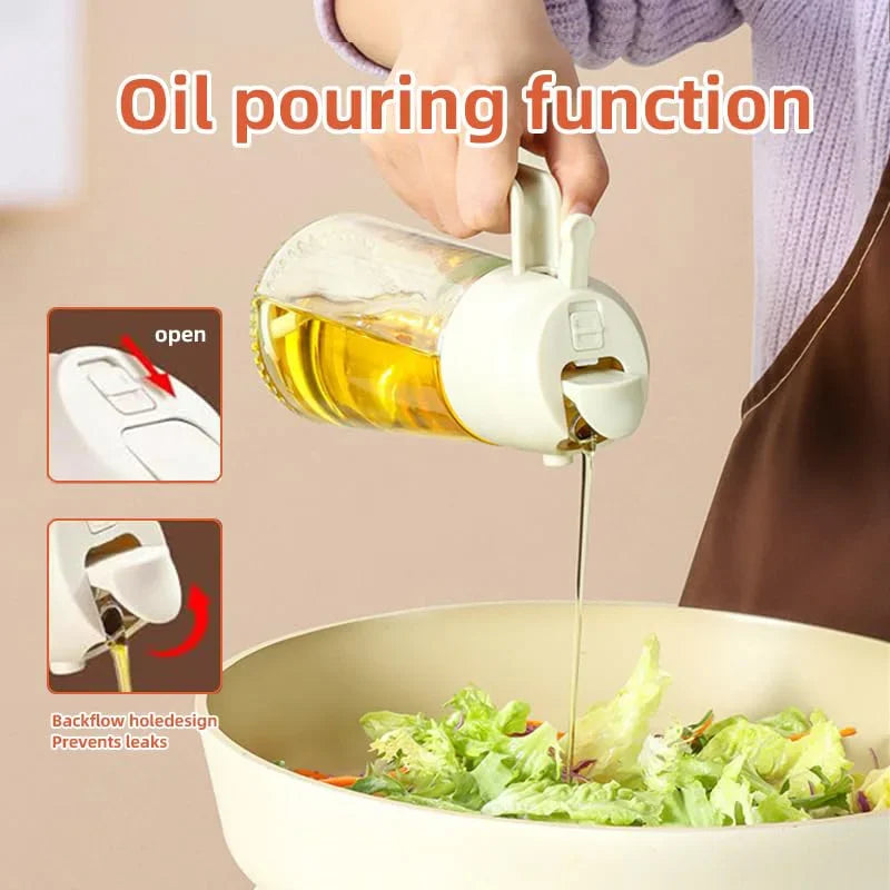 2-in-1 Pour & Spray Oil Bottle