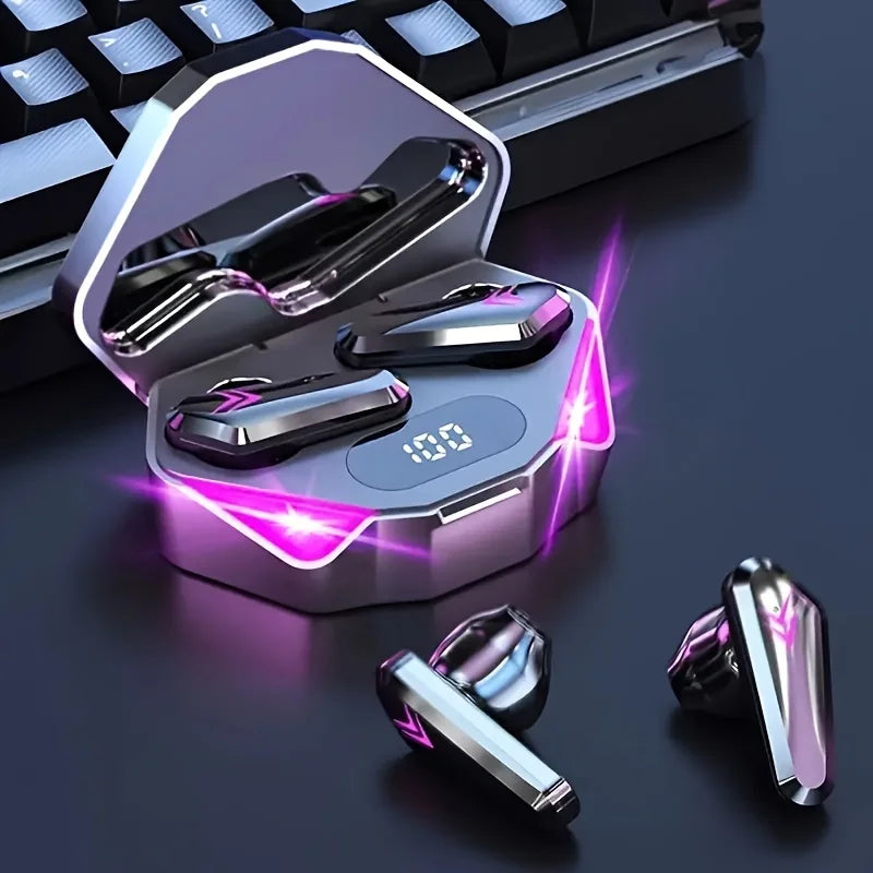 X15 Gaming TWS Earbuds Noise Cancelling LED