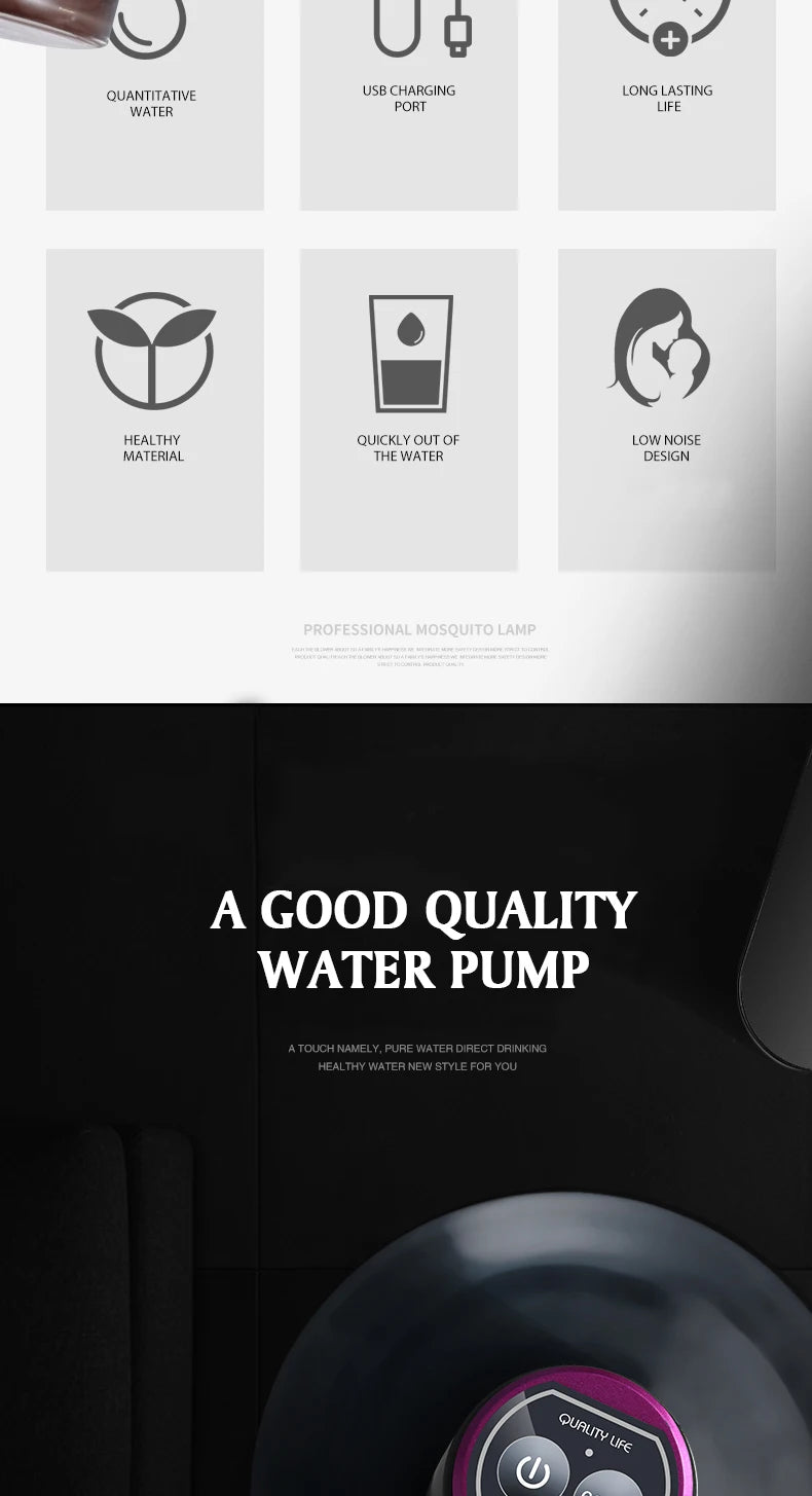 Electric Water Bottle Pump Dispenser