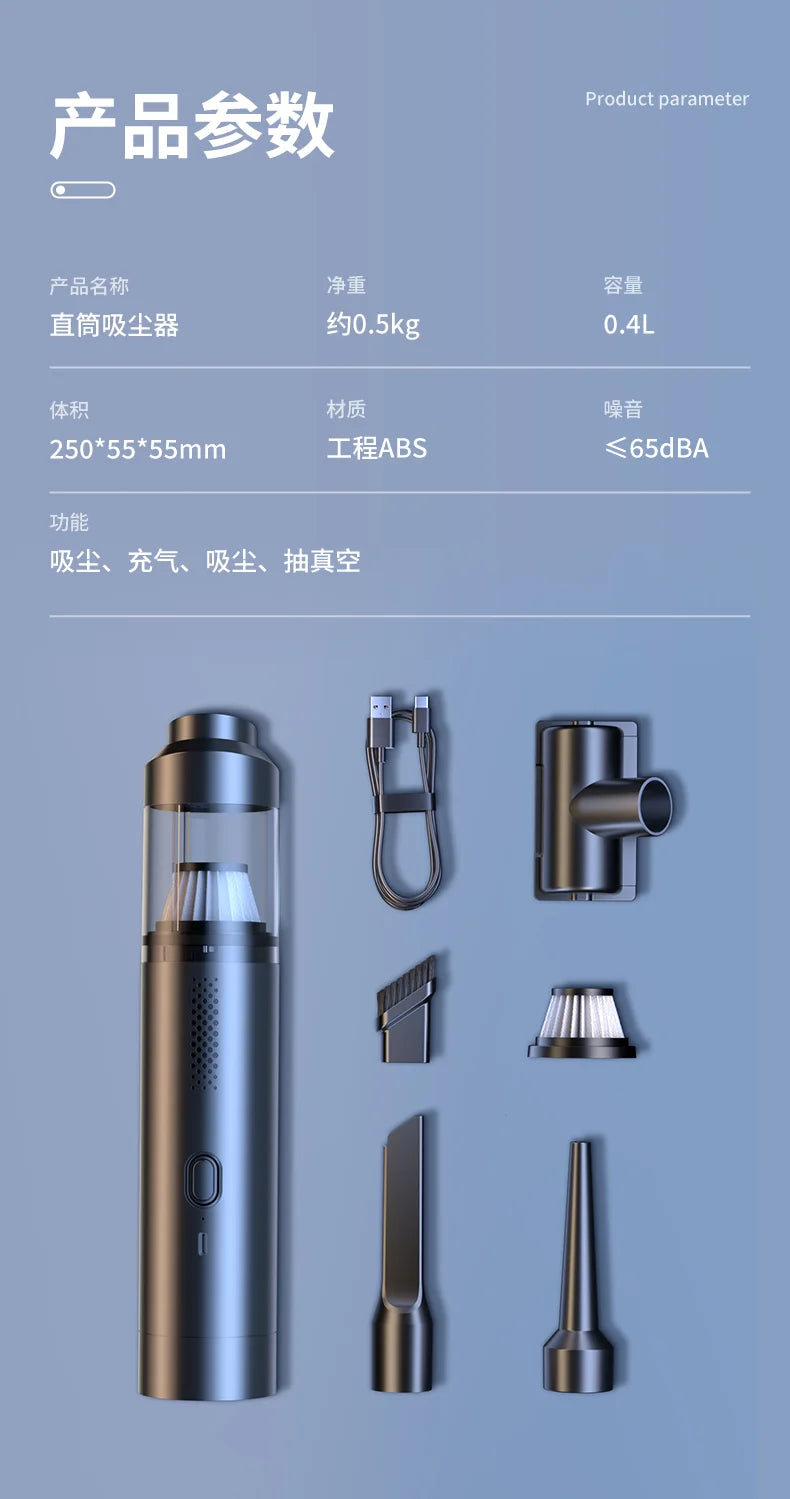 Wireless Handheld Car & Home Vacuum