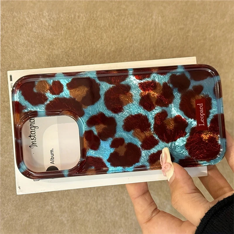 Leopard Print Soft Case – Multi iPhone