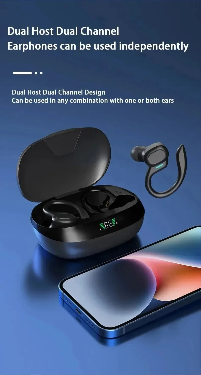 HiFi Stereo Waterproof Ear Hook TWS Earbuds