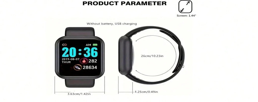 Smart Watch – Bluetooth Fitness & Sleep Monitor