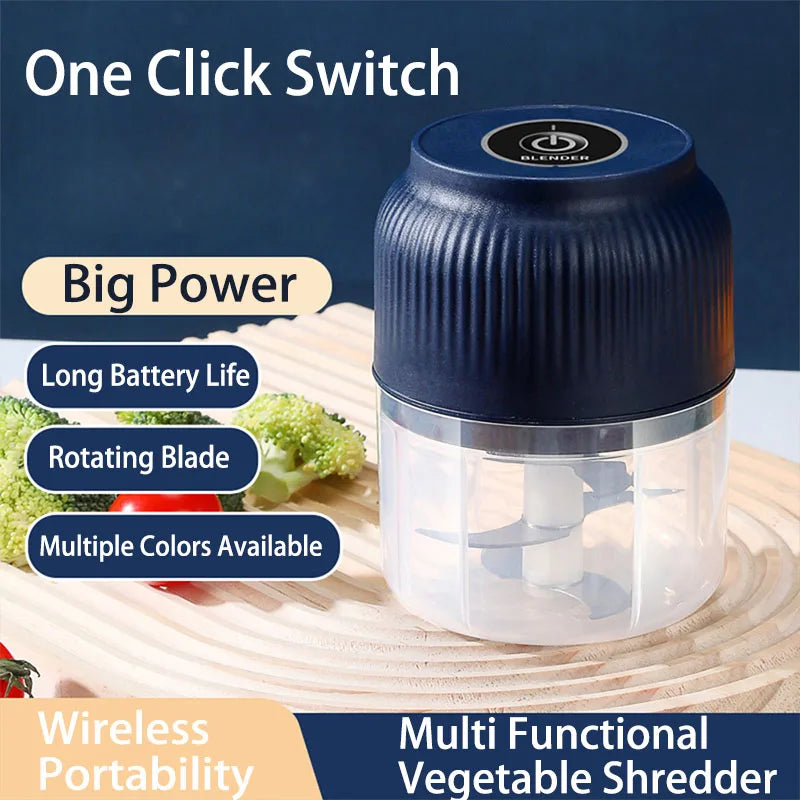 Mini Wireless Electric Garlic Chopper