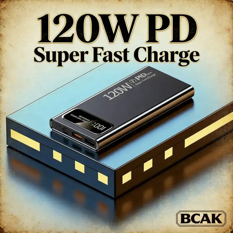 BCAK Power Bank 20000mAh 120W