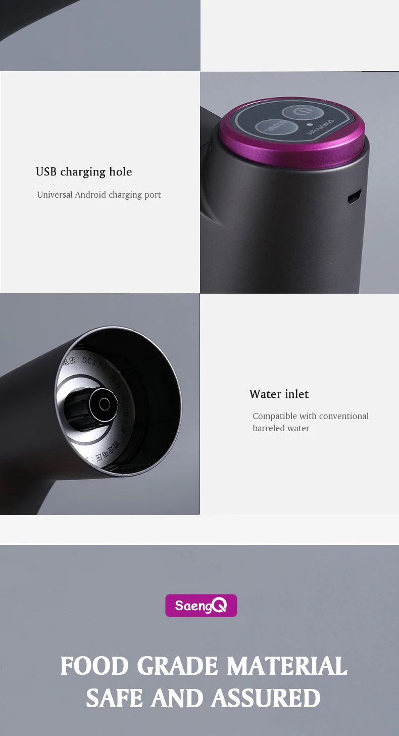 Electric Water Bottle Pump Dispenser