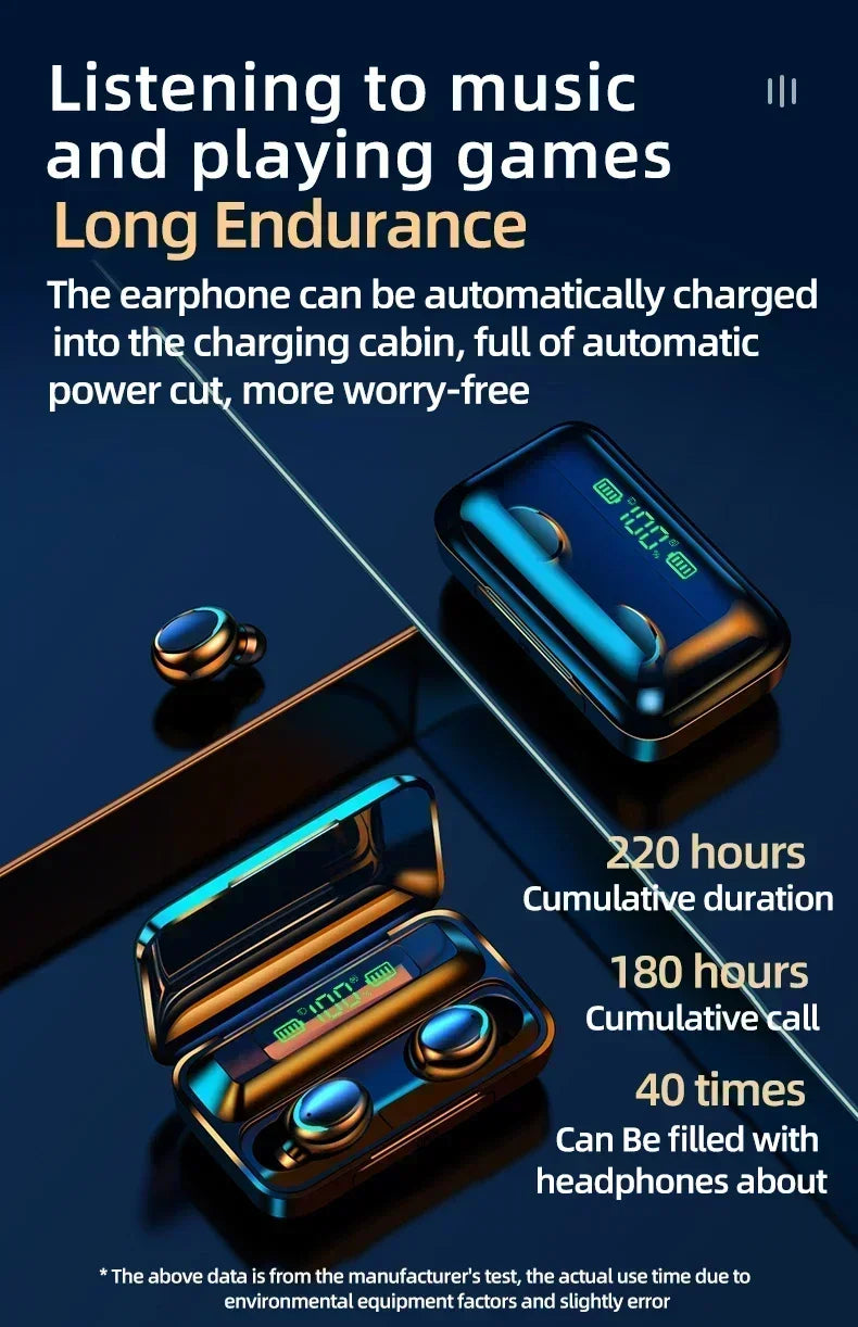 F9-5 BT5.3 HiFi Sport Waterproof Earbuds