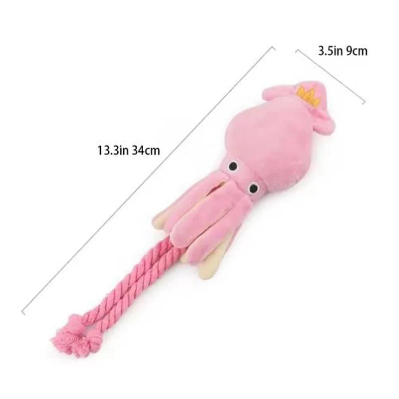 Cotton Rope Octopus Chew Toy for Pets
