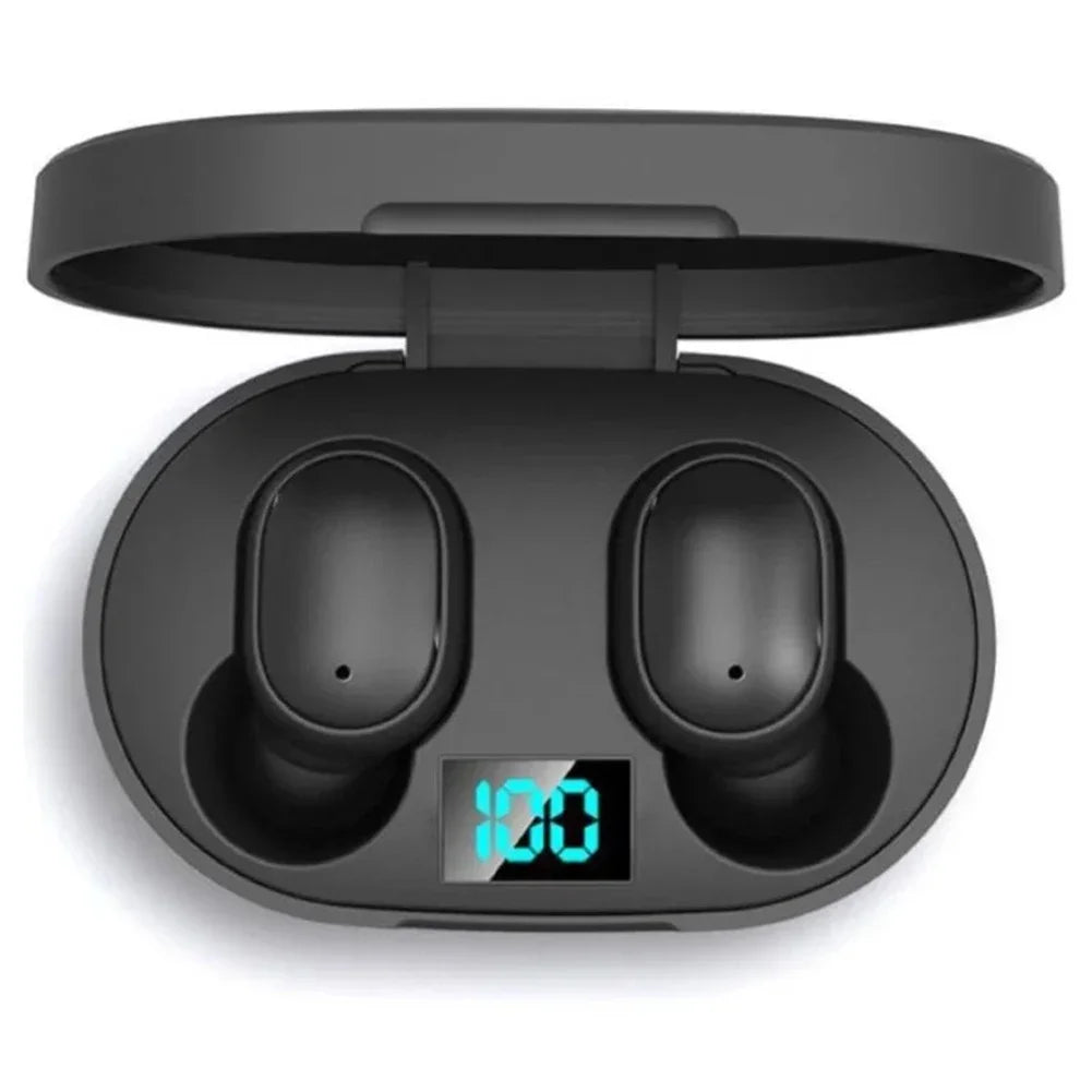 E6S Noise Cancelling Earbuds LED Charging Case