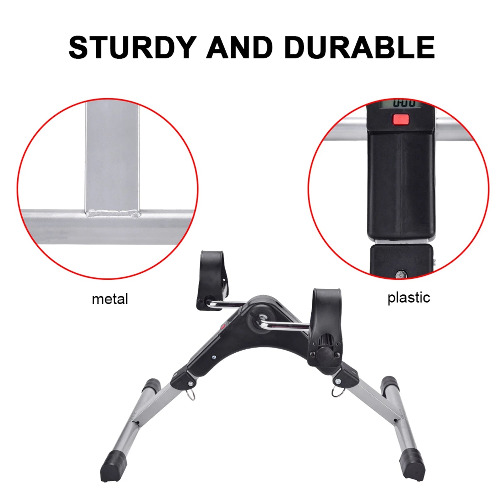 Folding Indoor Cycling Pedal Trainer