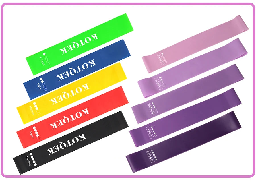 Elastic Resistance Bands – Gym & Yoga