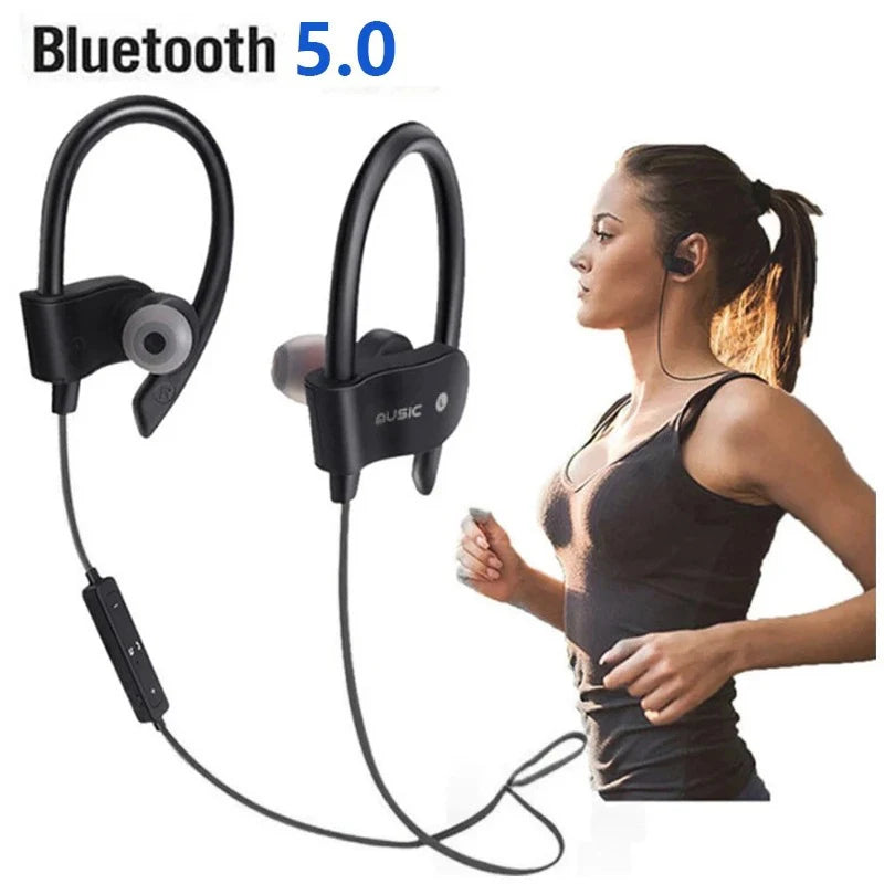 Neckband Bluetooth Earphones Handsfree with Mic