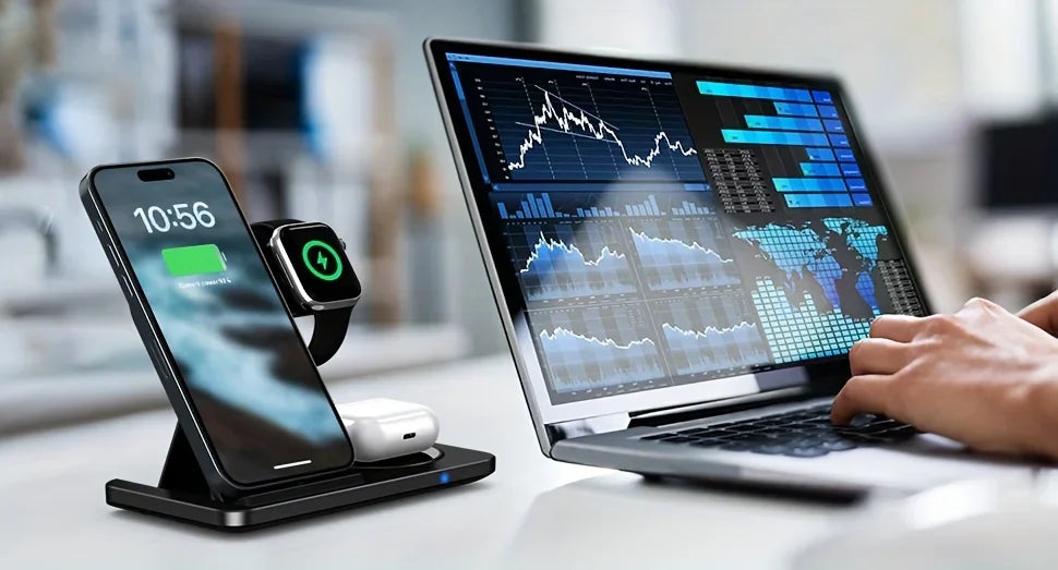 3-in-1 Foldable Wireless Charging Station