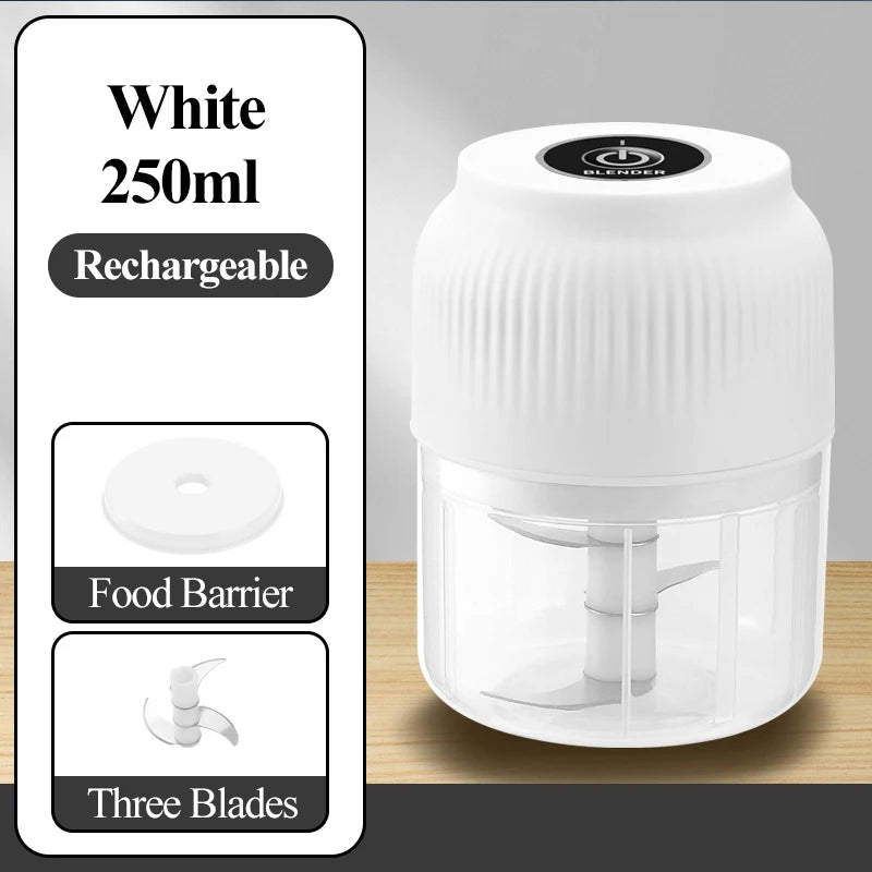 Mini Wireless Electric Garlic Chopper
