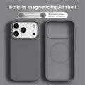 Magnetic Silicone Case – iPhone 16–17