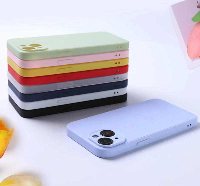 Candy Color Liquid Silicone Case – iPhone