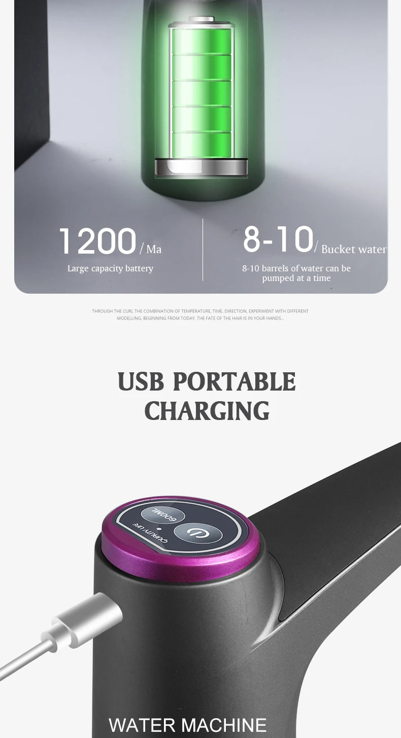Electric Water Bottle Pump Dispenser