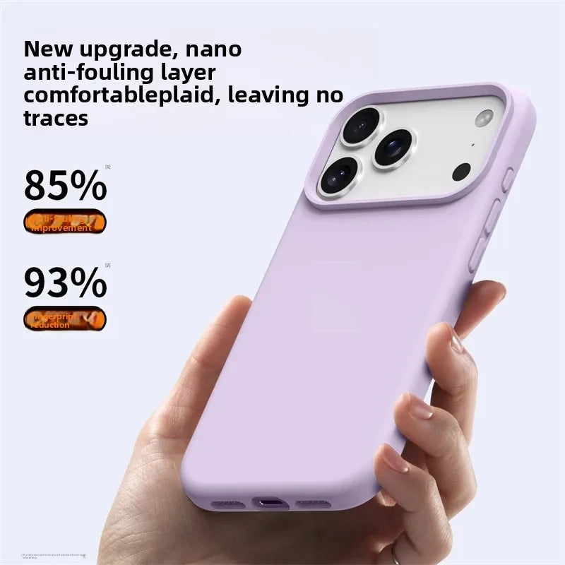 Magnetic Silicone Case – iPhone 16–17