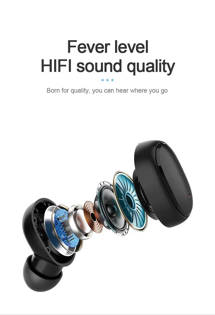 A6S TWS Sport Stereo Bluetooth Earbuds