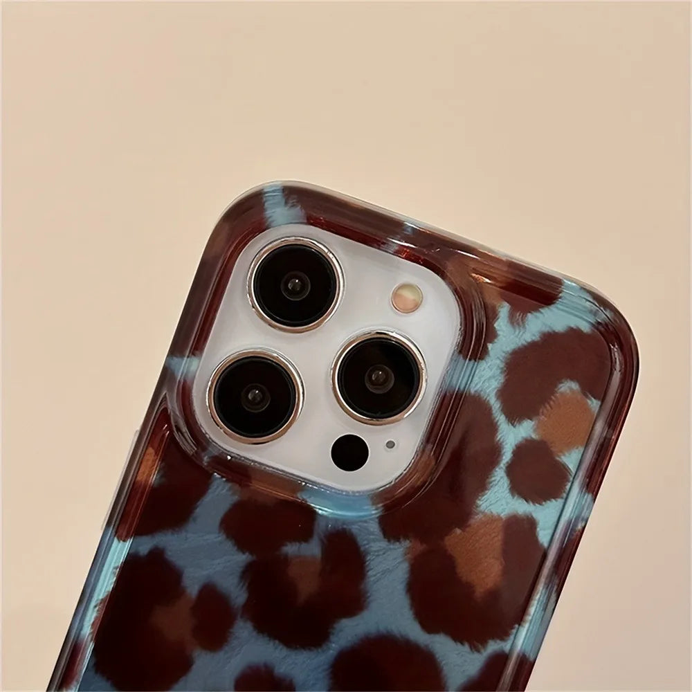 Leopard Print Soft Case – Multi iPhone