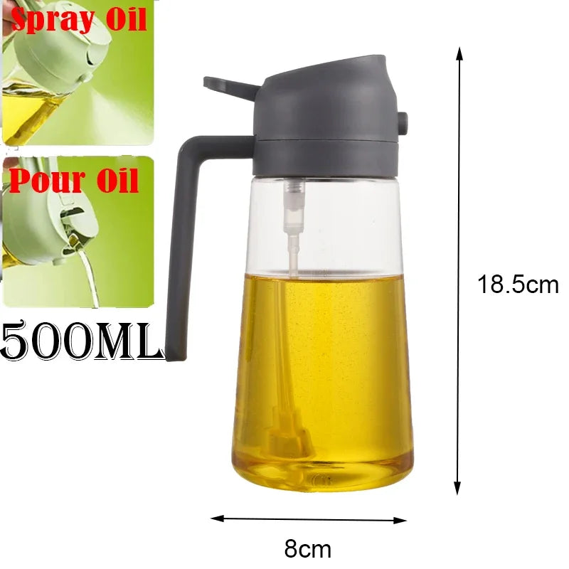 2-in-1 Pour & Spray Oil Bottle