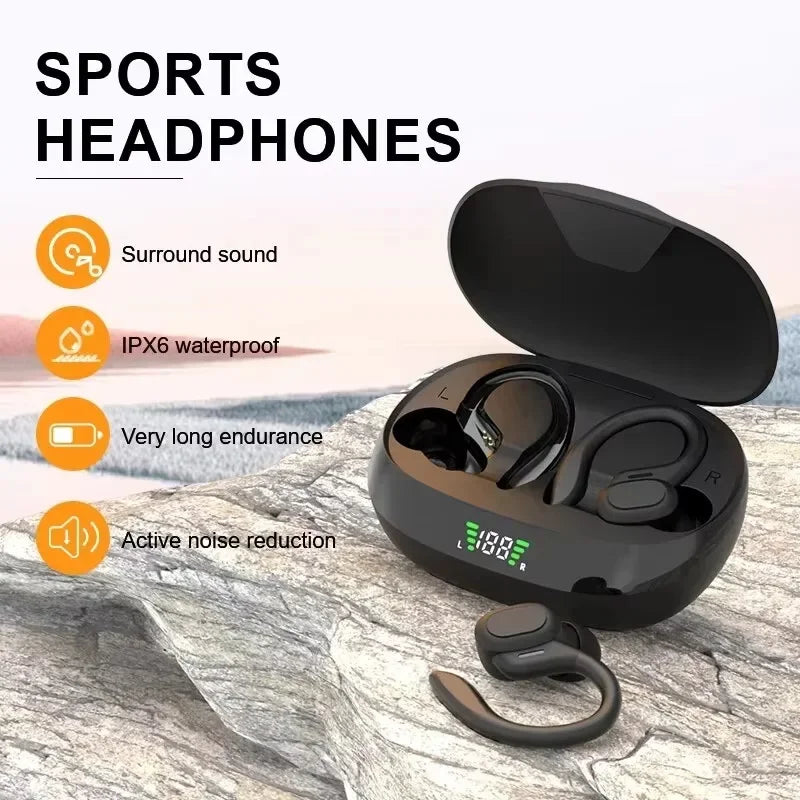 HiFi Stereo Waterproof Ear Hook TWS Earbuds
