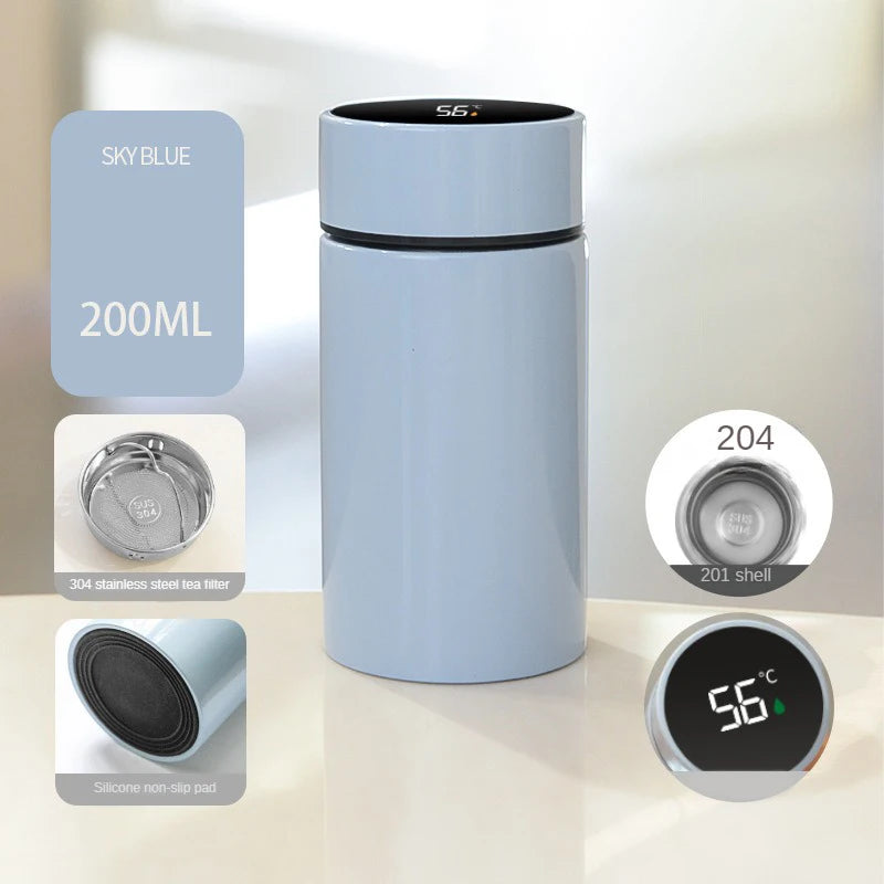 Smart Thermos Bottle with Temperature Display