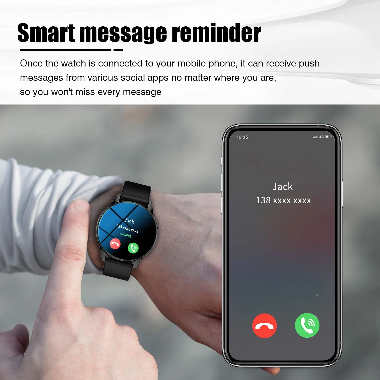 Smart Watch – Wireless Call & Multi-Sport