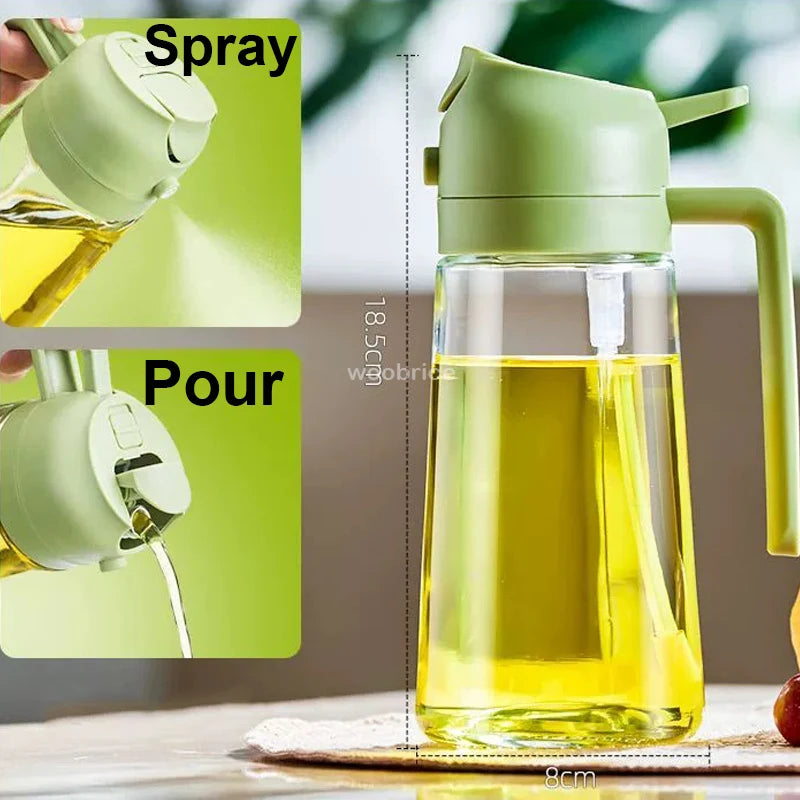 2-in-1 Pour & Spray Oil Bottle