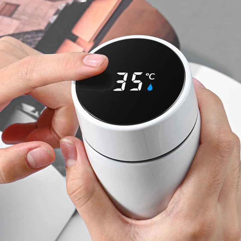 Smart Thermos Bottle with Temperature Display